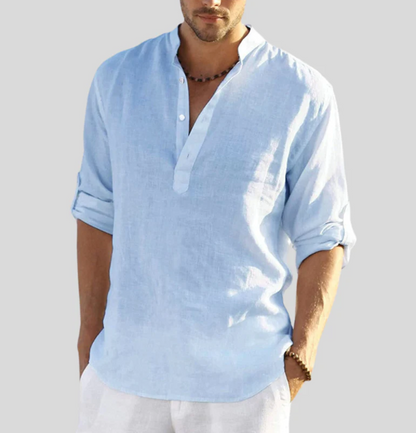 Sven– Casual Linen Shirt for Men - Image 8