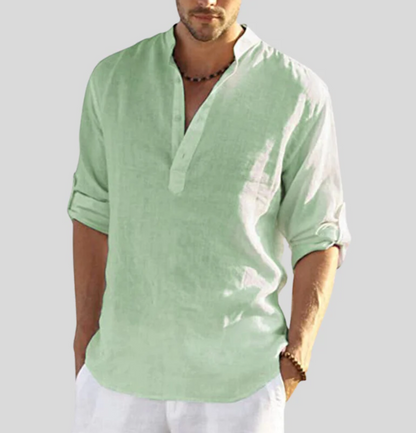 Sven– Casual Linen Shirt for Men - Image 9