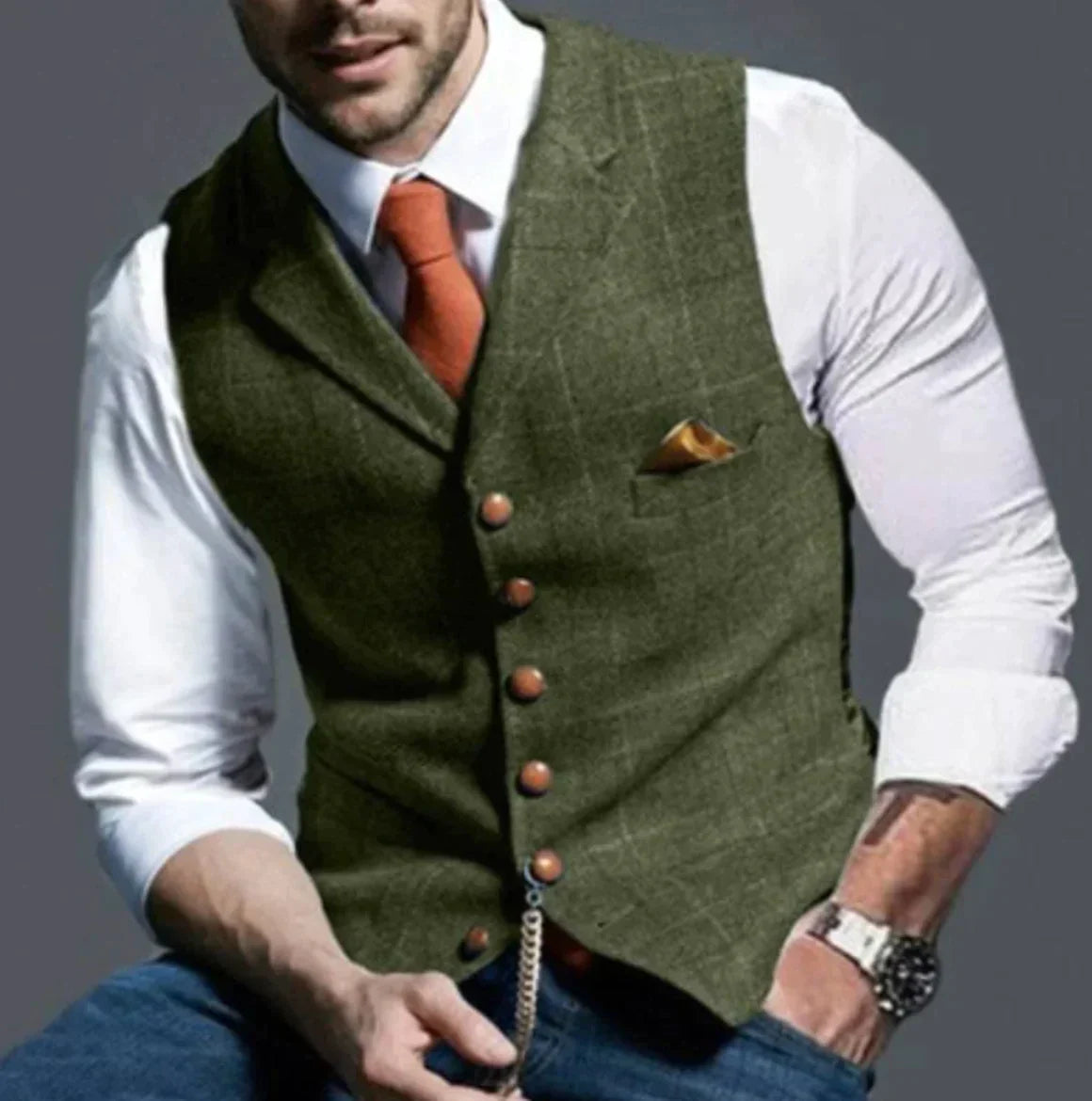 Leon – Męska kamizelka elegancka