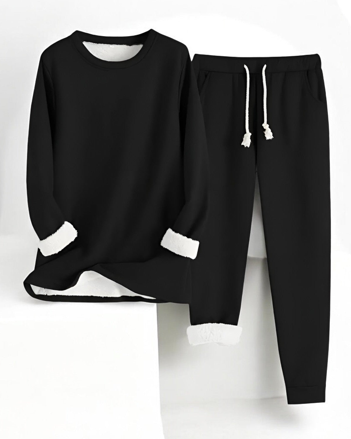 Amelia – Damski ocieplany komplet dresowy z miękką podszewką