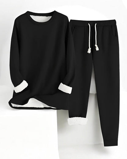 Amelia – Damski ocieplany komplet dresowy z miękką podszewką