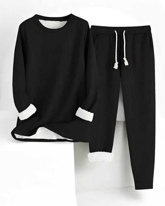 Amelia – Damski ocieplany komplet dresowy z miękką podszewką