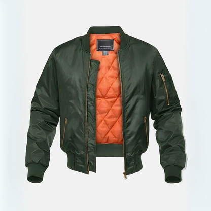 Krzysztof – Klasyczna męska kurtka bomber z ociepleniem