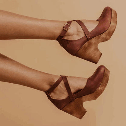 Erika – Women Wedge Heels with Closed Toe Shoes - Image 2