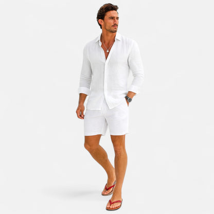 Robert – Linen Heritage Shirt for Men - Image 9