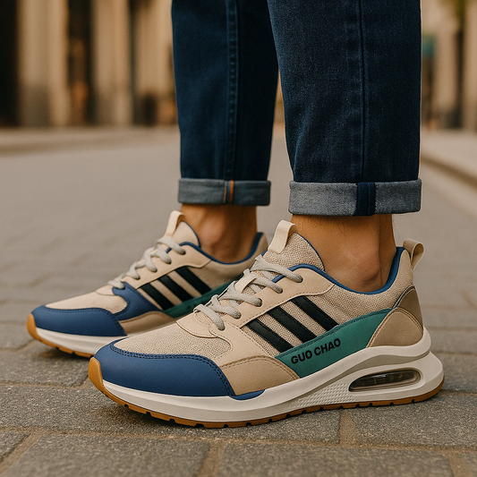 Kacper – Męskie Sneakersy Sportowe z Dynamiczną Podeszwą i Oddychającą Siatką