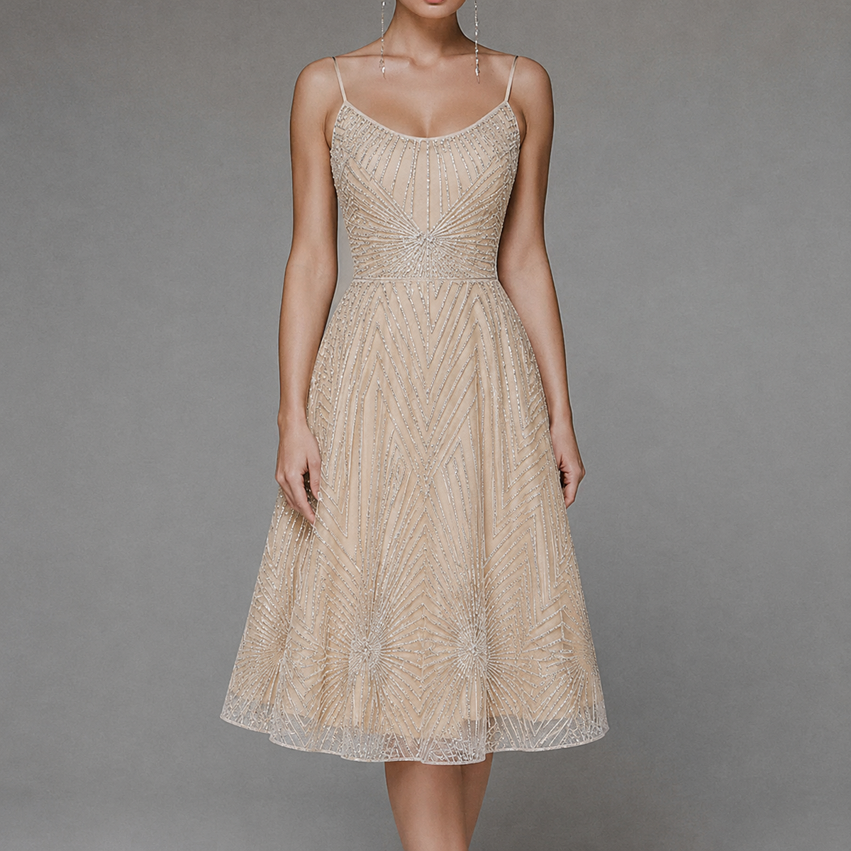 Lena – Elegancka sukienka z odkrytymi plecami
