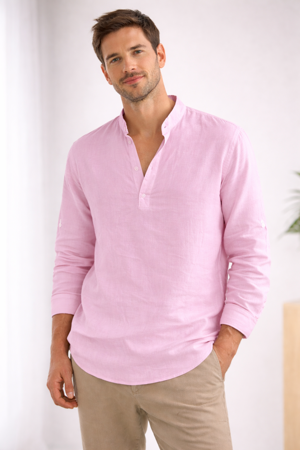 Sven– Casual Linen Shirt for Men - Image 5