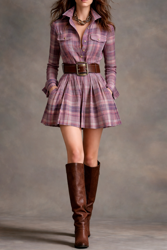 Vera – Stylowa mini sukienka z darmowym paskiem