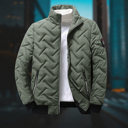 Adam – Pikowana Kurtka Męska Casual Fit polyester