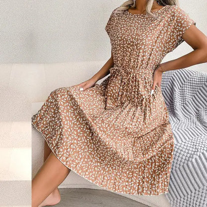 Charlotte – Women Summer Floral Midi Dress - Image 1