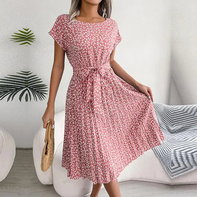 Charlotte – Women Summer Floral Midi Dress - Image 9