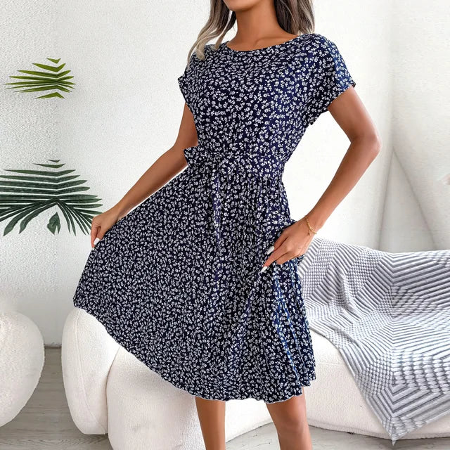 Charlotte – Women Summer Floral Midi Dress - Image 8