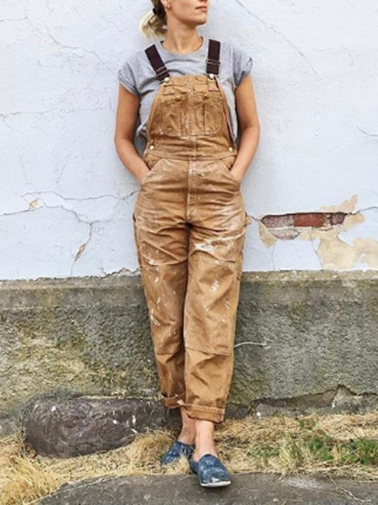 Ella – Stylish Canvas Overall for Women - Image 7