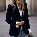 Elegant Velvet Blazer for Women – Stylish & Comfortable 4
