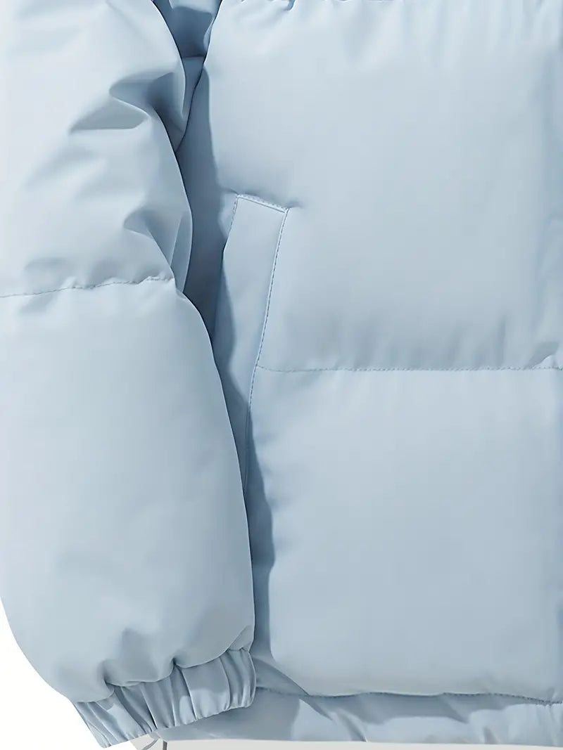 Lidia – Damska Pikowana Kurtka Puchowa z Kapturem