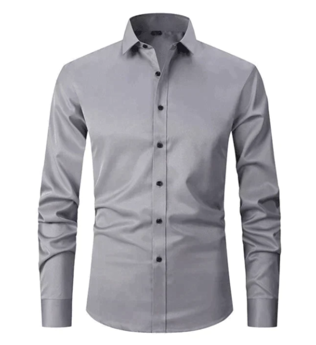 Michał – Męska Koszula Slim Fit z Elastycznego Materiału