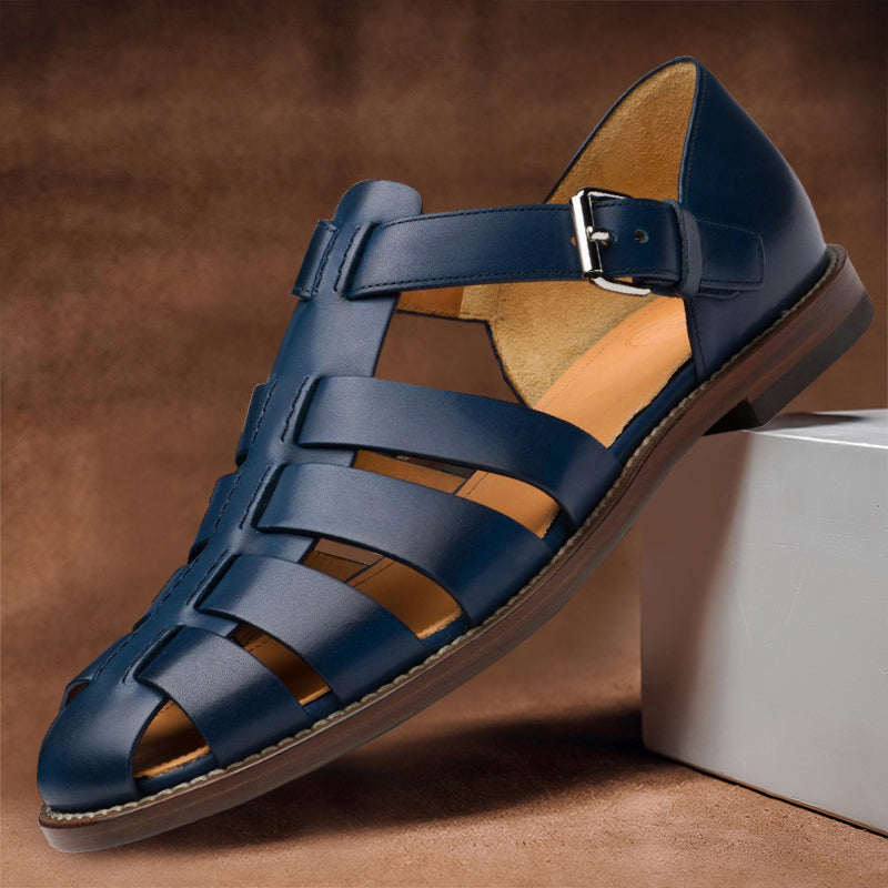 Anton – Leather Fisherman Sandals - Image 1