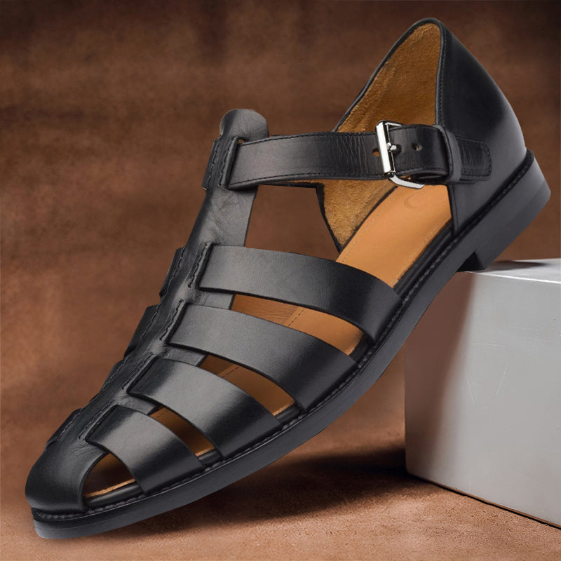 Anton – Leather Fisherman Sandals - Image 2