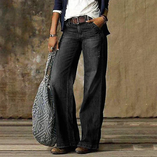 Sophia – Jeans damskie o kroju wide leg