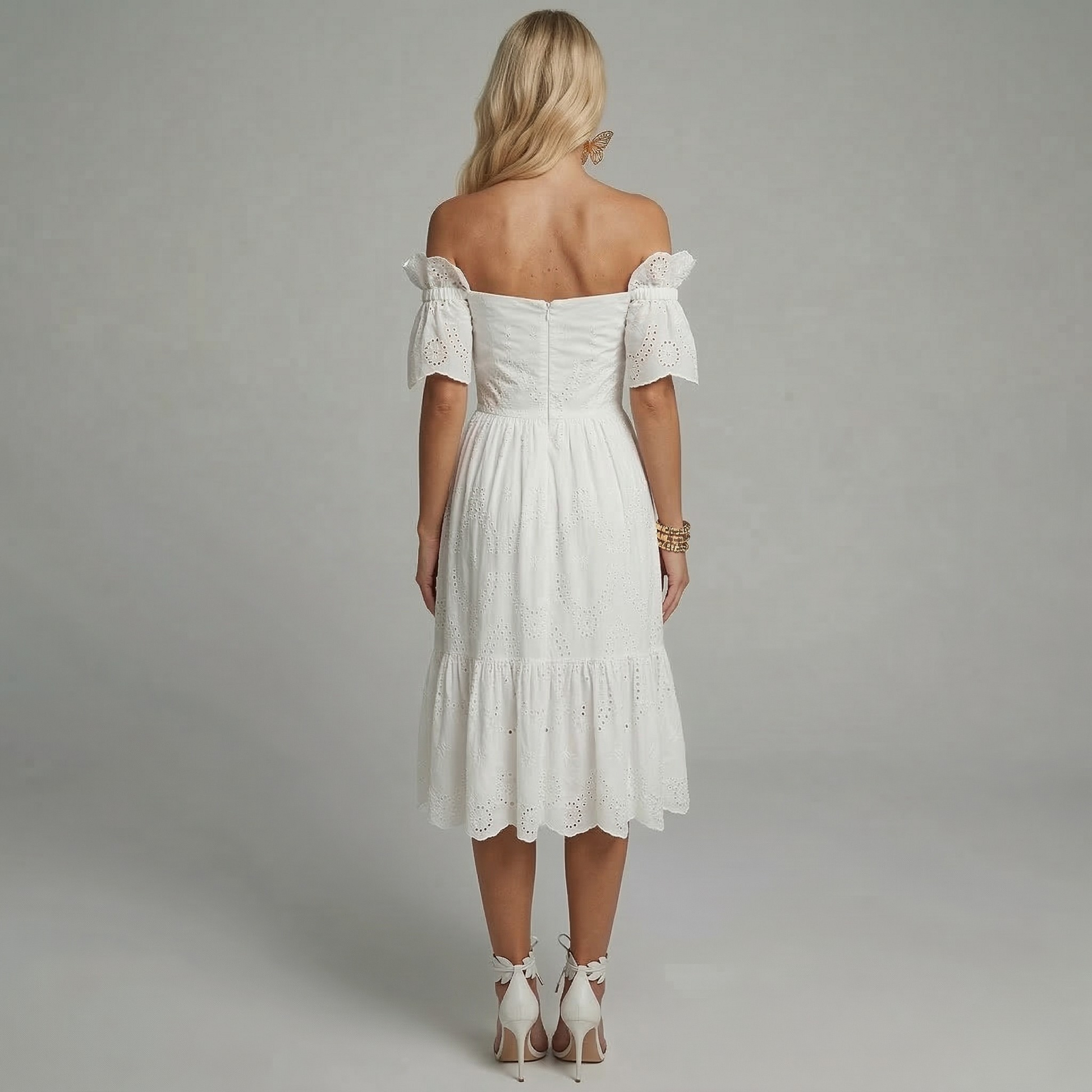 Stefanie – Elegant Off-Shoulder Dress for Women - Image 3
