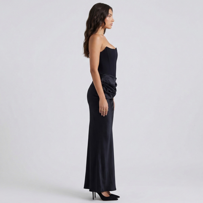 Andrea – Elegant Strapless Evening Dress for Women - Image 2
