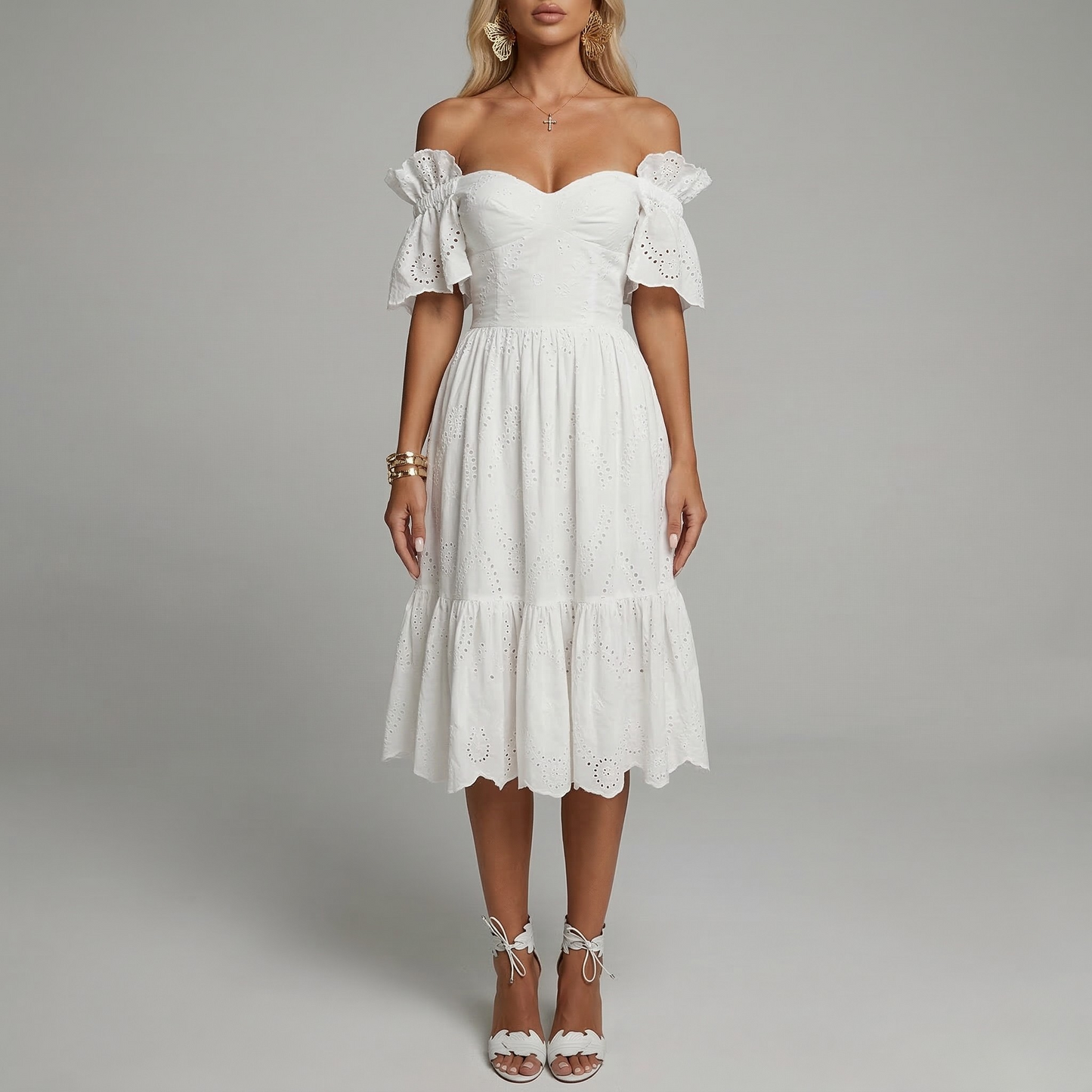 Stefanie – Elegant Off-Shoulder Dress for Women - Image 1