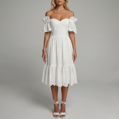 Stefanie – Elegant Off-Shoulder Dress for Women - Image 1