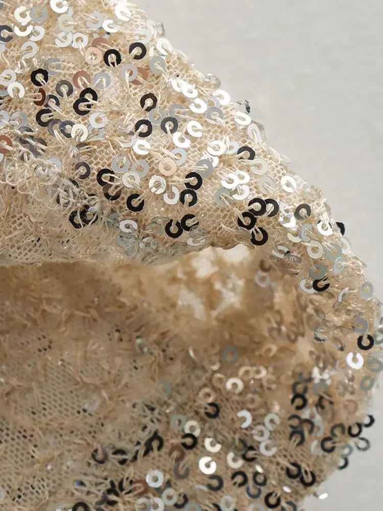 Lena – Zmysłowa Sukienka z Połyskiem Dla Kobiet