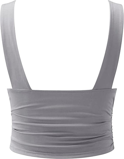Kerstin – Elegant V-Neck with ruffles Blouse - Image 7