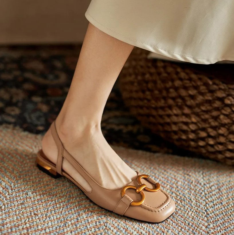 Kerstin – Women Slingback Flats - Image 6