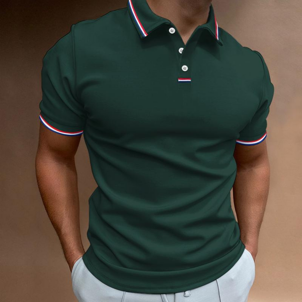 Martin – Classic Plain Polo Shirt - Image 5