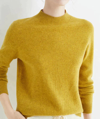 Natalia – Klasyczny dzianinowy sweter damski o prostym kroju