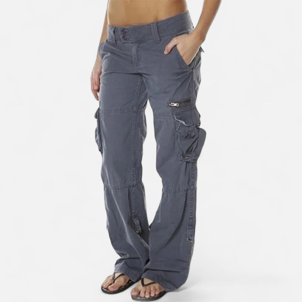 Cargo Pants Women's Relaxed Fit with Pockets - Image 4