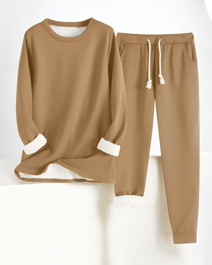 Amelia – Damski ocieplany komplet dresowy z miękką podszewką