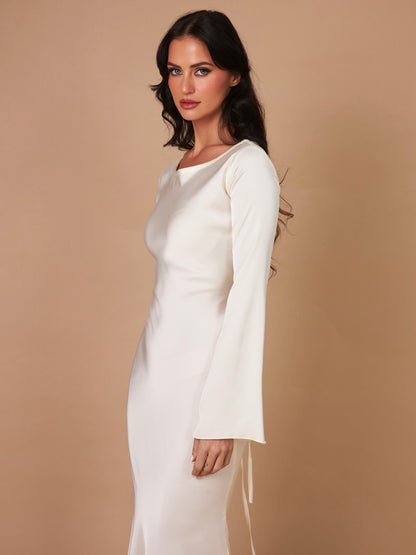 Clara – Elegant Long-sleeved Dress for Women - Image 14