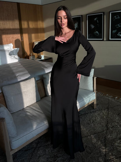 Clara – Elegant Long-sleeved Dress for Women - Image 7