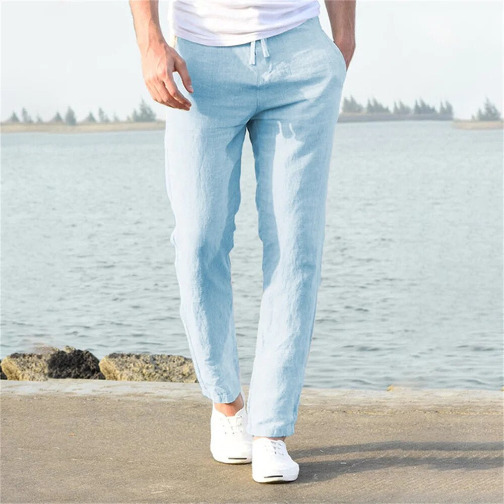 Armin – Casual Summer Linen Trousers - Image 1