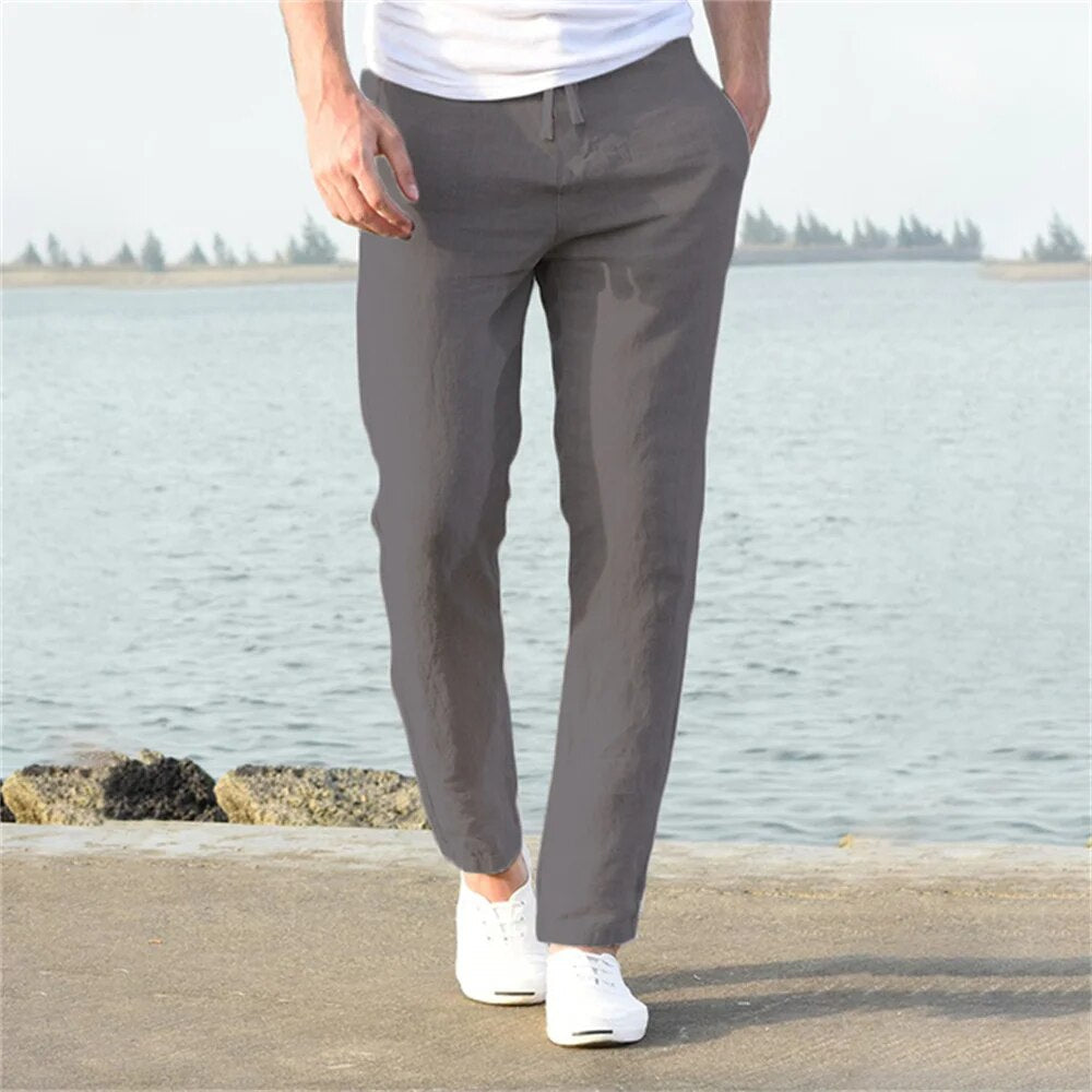 Armin – Casual Summer Linen Trousers - Image 4