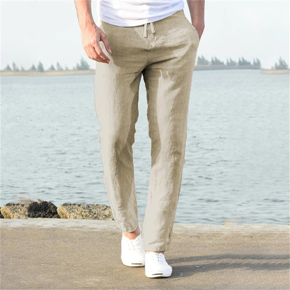 Armin – Casual Summer Linen Trousers - Image 3