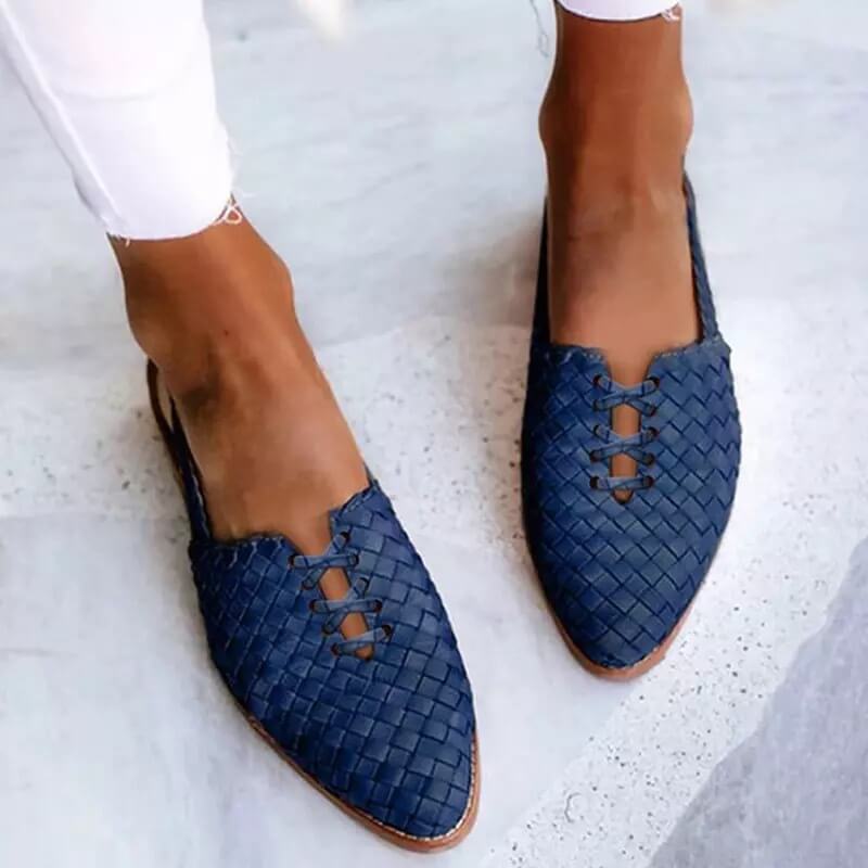 Charlotte – Women Woven Slip-On Shoes - Image 2