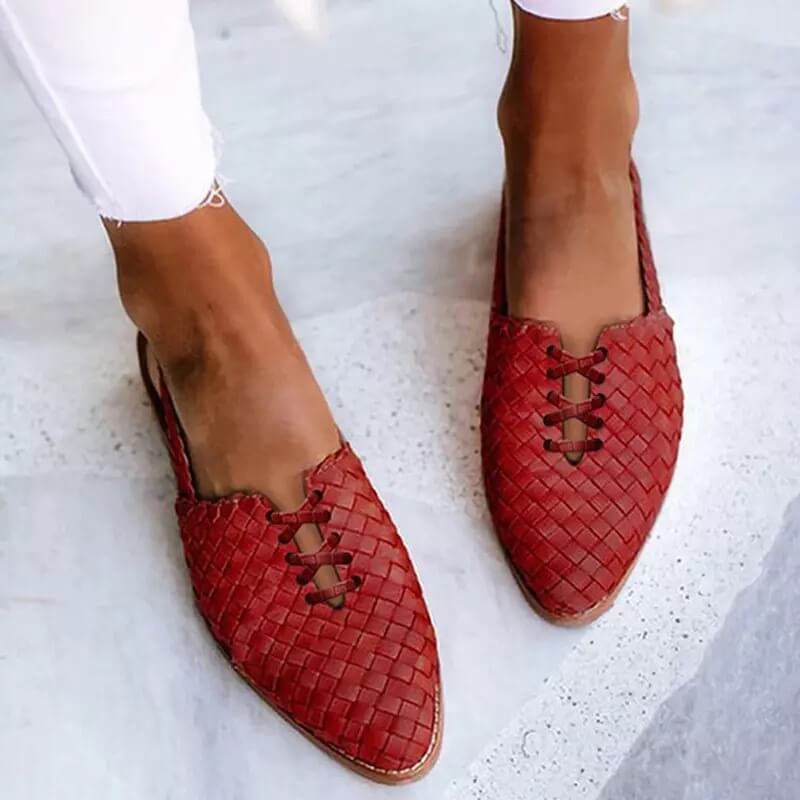 Charlotte – Women Woven Slip-On Shoes - Image 4
