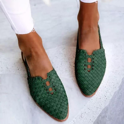 Charlotte – Women Woven Slip-On Shoes - Image 3
