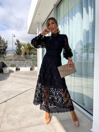 Verena – Elegant Lace Midi Dress - Image 6