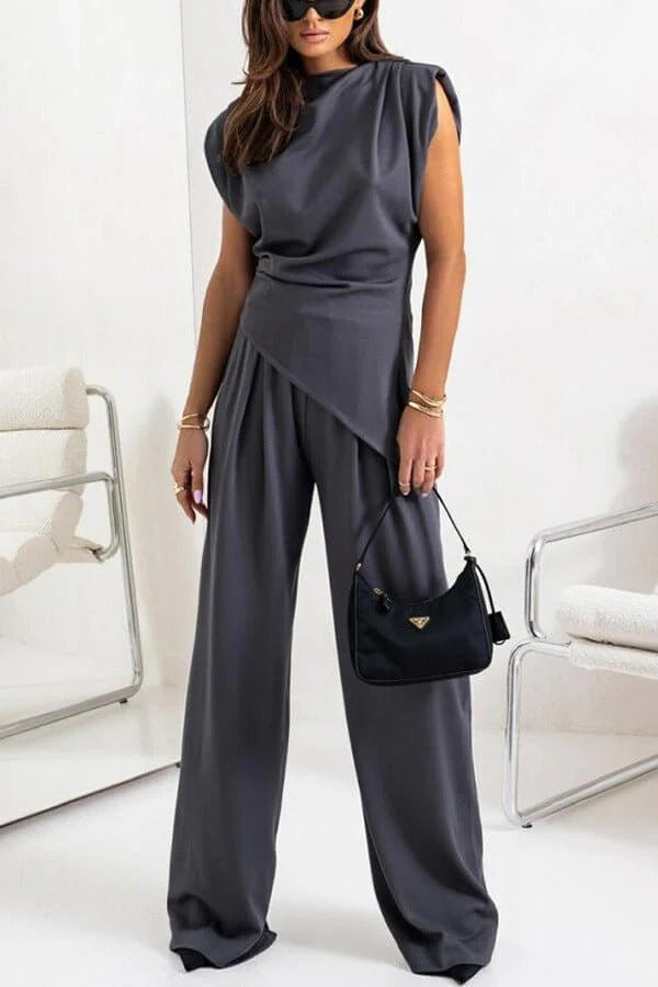 Verena – Elegant Poised Allure Draped Jumpsuit - Image 9