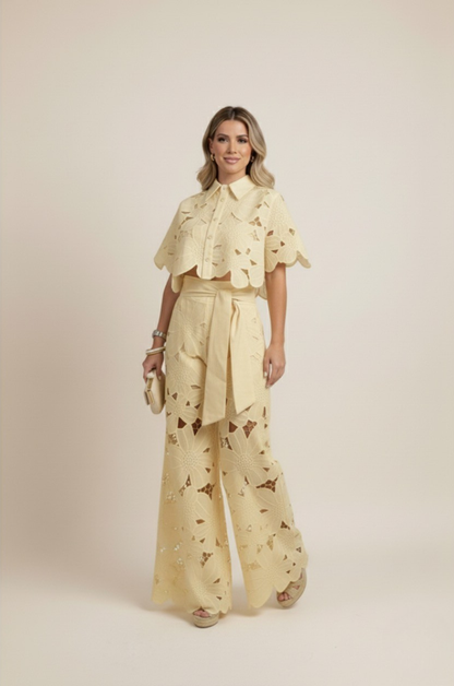 Claudia – Elegant Two-Piece Cut Out Summer Set for Women - Image 11