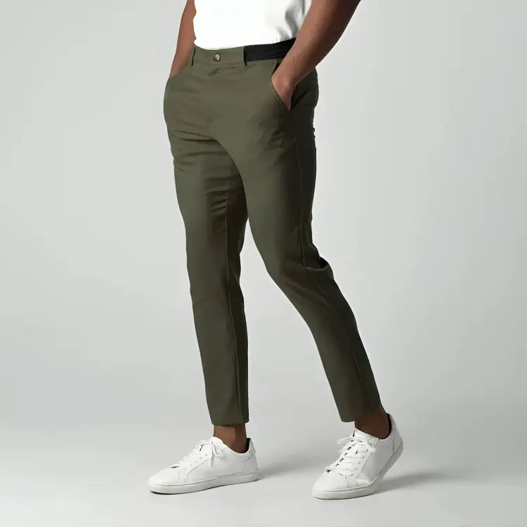 Lucas – Męskie Spodnie Slim Fit z Elastycznego Materiału