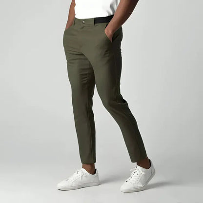 Lucas – Męskie Spodnie Slim Fit z Elastycznego Materiału