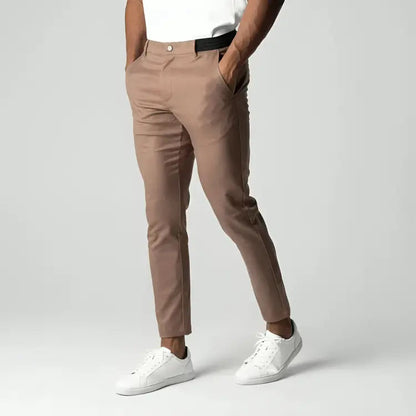 Lucas – Męskie Spodnie Slim Fit z Elastycznego Materiału