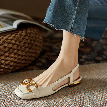 Kerstin – Women Slingback Flats - Image 4